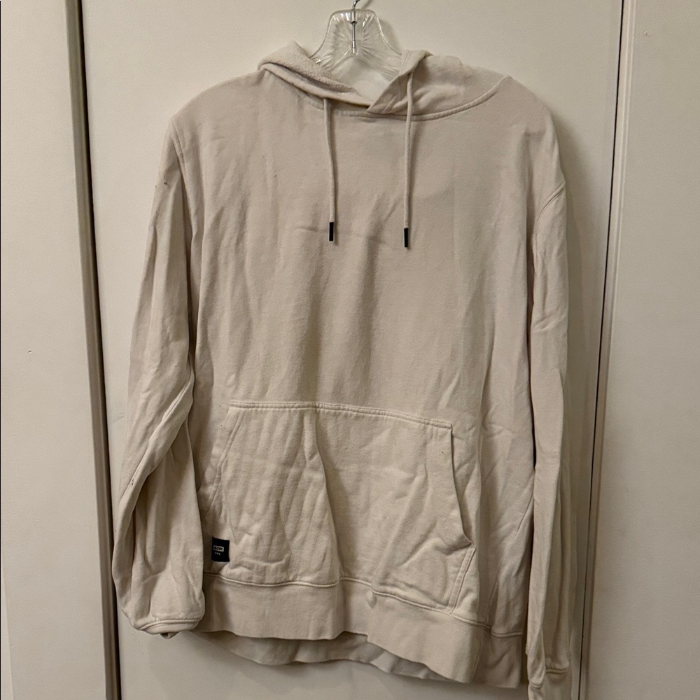 Men's Alex Papke Globe USA Cream Hoodie